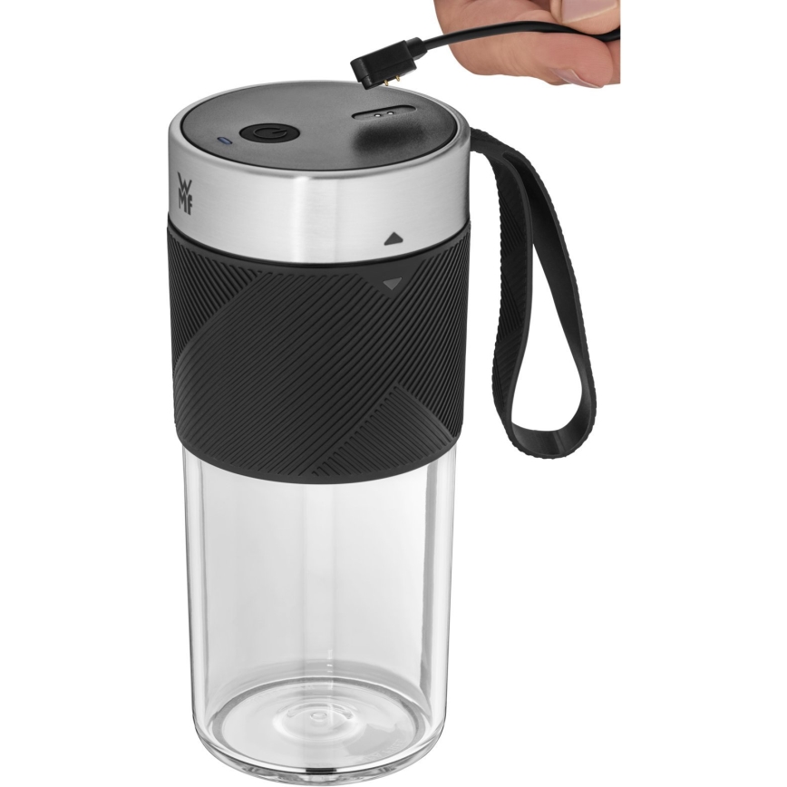 WMF - Cestovný smoothie mixér KITCHENminis 50W/7,4V 1200 mAh nerez
