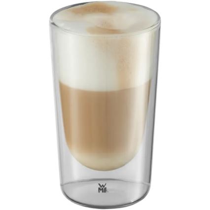 WMF - SADA 2x sklenených pohárov na latte macchiato KINEO