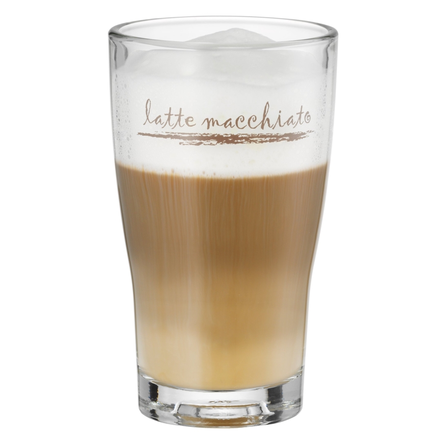 WMF - Sada pohárov a lyžičiek na latte macchiato CLEVER & MORE 6 ks
