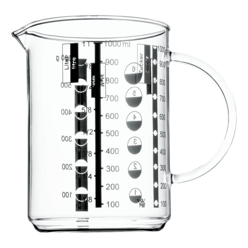 WMF - Sklenená odmerka GOURMET 1l