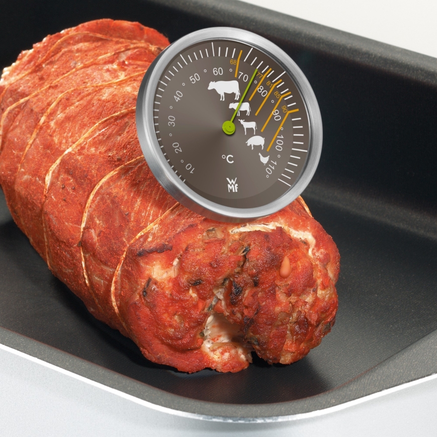 WMF - Teplomer na mäso 10-110°C matný chróm