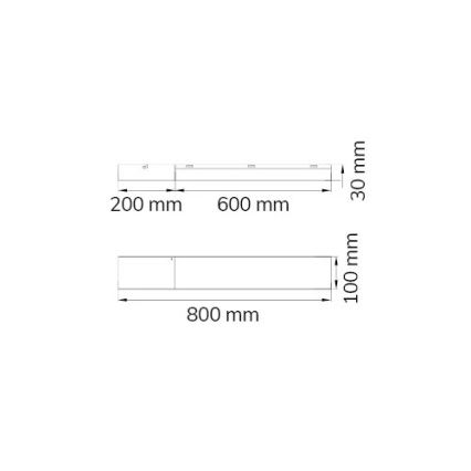 Wofi 11277 - SADA 3x LED RGBW Stmievateľné stropné svietidlo FOURLIGHTS LED/30W/230V + diaľkové ovládanie