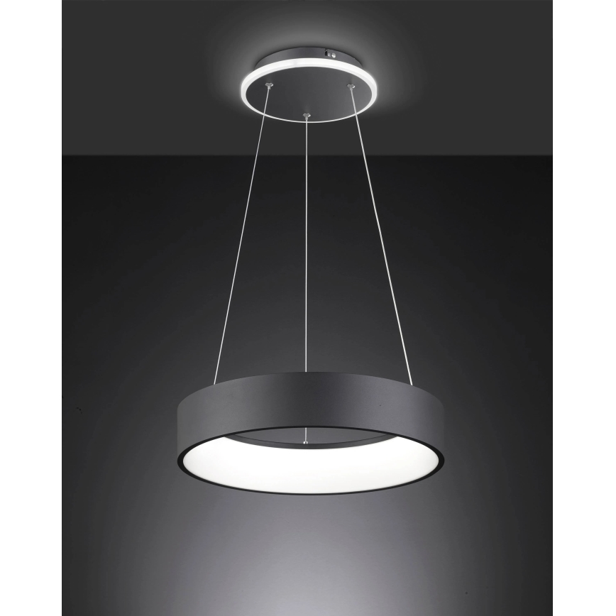 Wofi 11487FW - LED Stmievateľný luster na lanku SHAY LED/31,5W/230V 3000K čierna