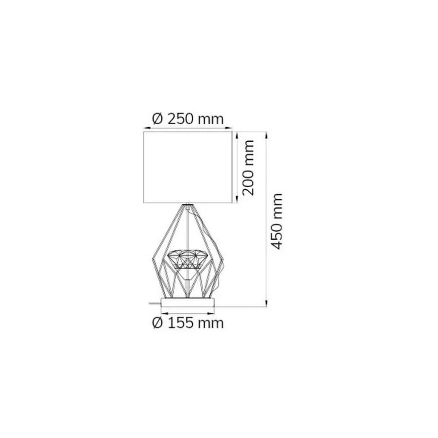 Wofi 11977 - LED Stmievateľná stolná lampa AMY LED/10W/230V