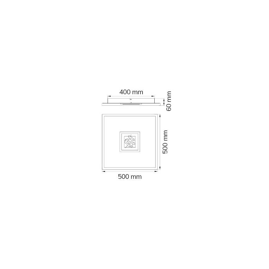 Wofi 12131FW - LED Stmievateľné stropné svietidlo FARIDA LED/56,5W/230V 3000K