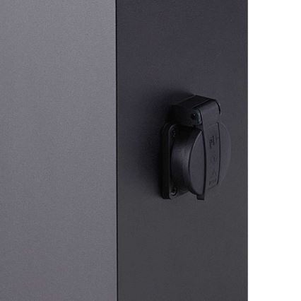 Wofi 12233 - LED Vonkajšia lampa so zásuvkou FILIA LED/8,5W/230V IP54 50 cm SCHUKO