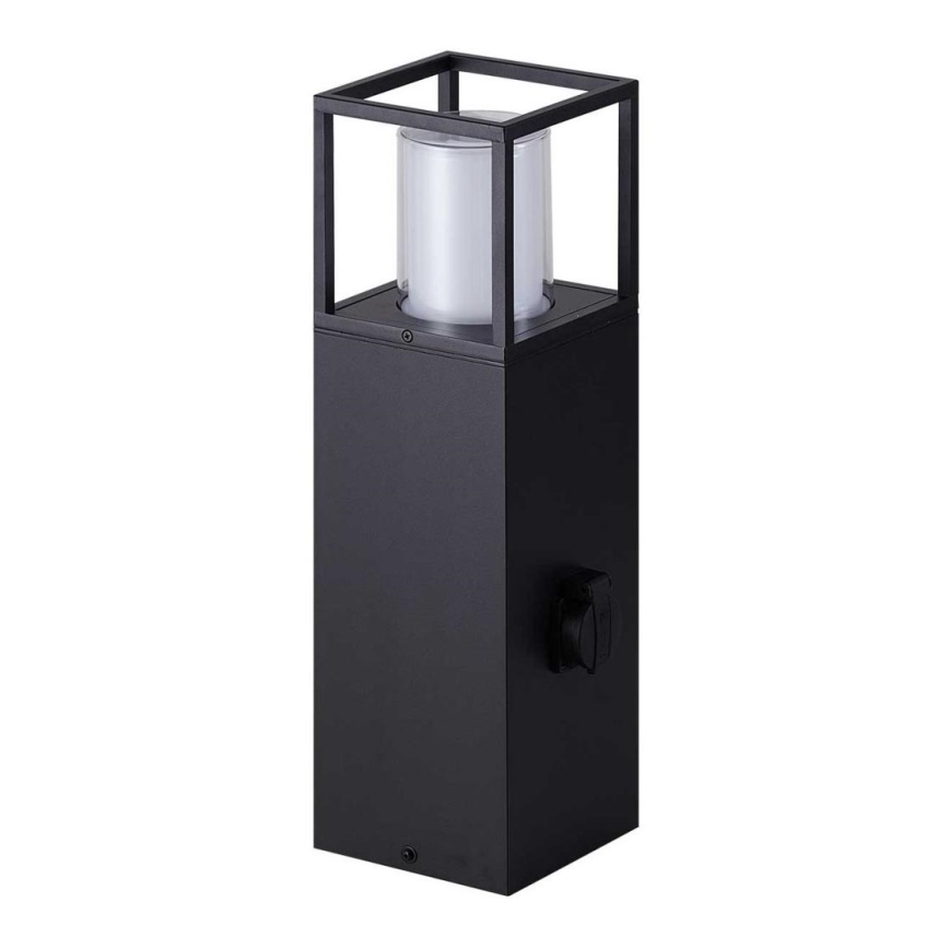 Wofi 12233 - LED Vonkajšia lampa so zásuvkou FILIA LED/8,5W/230V IP54 50 cm SCHUKO