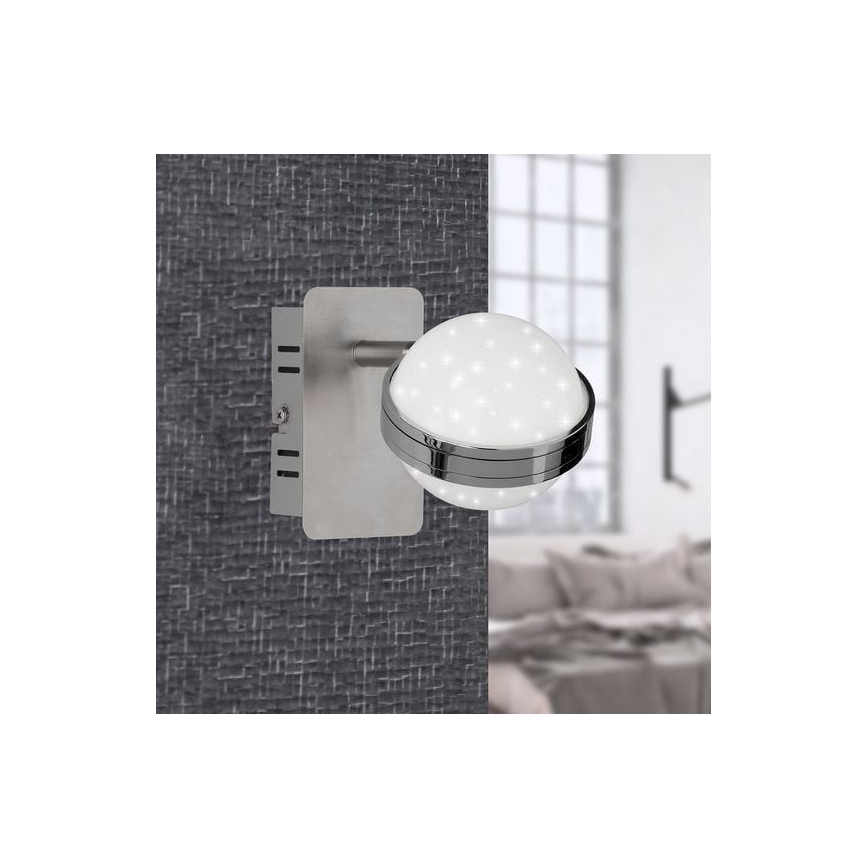 Wofi 4241.01.54.6000 - LED Nástenné bodové svietidlo MONDE 1xLED/6W/230V