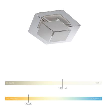 Wofi 4825.01.54.9000 - LED Nástenné svietidlo HARPER LED/12W/230V 3000K