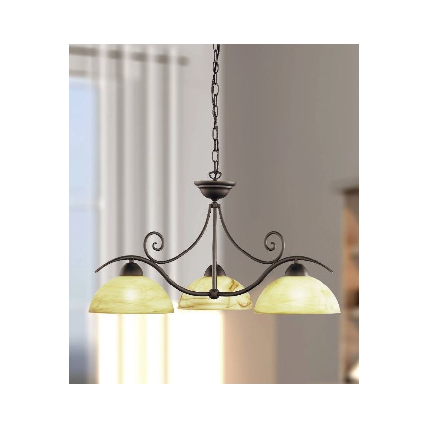 Wofi 5128.03.09.0000 - Luster na reťazi LACCHINO 3xE27/60W/230V