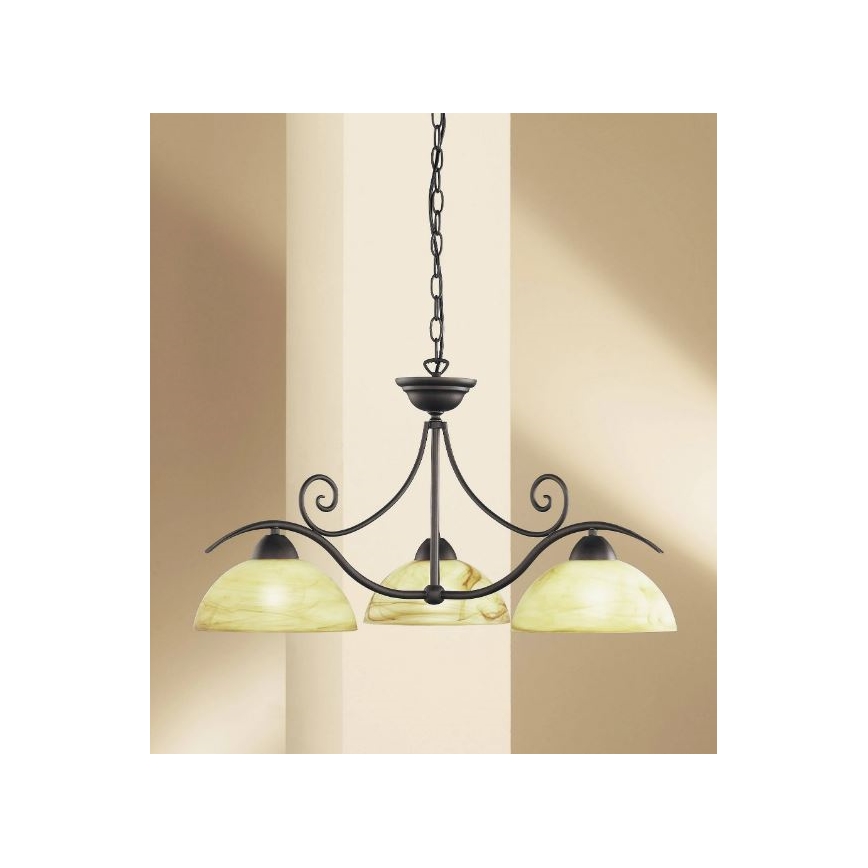 Wofi 5128.03.09.0000 - Luster na reťazi LACCHINO 3xE27/60W/230V