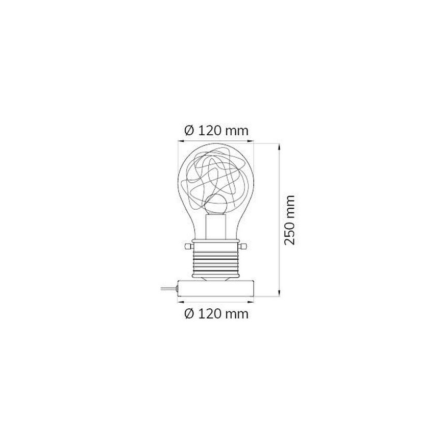 Wofi 8003010150 - Stolná lampa FUTURA 1xE14/42W/230V