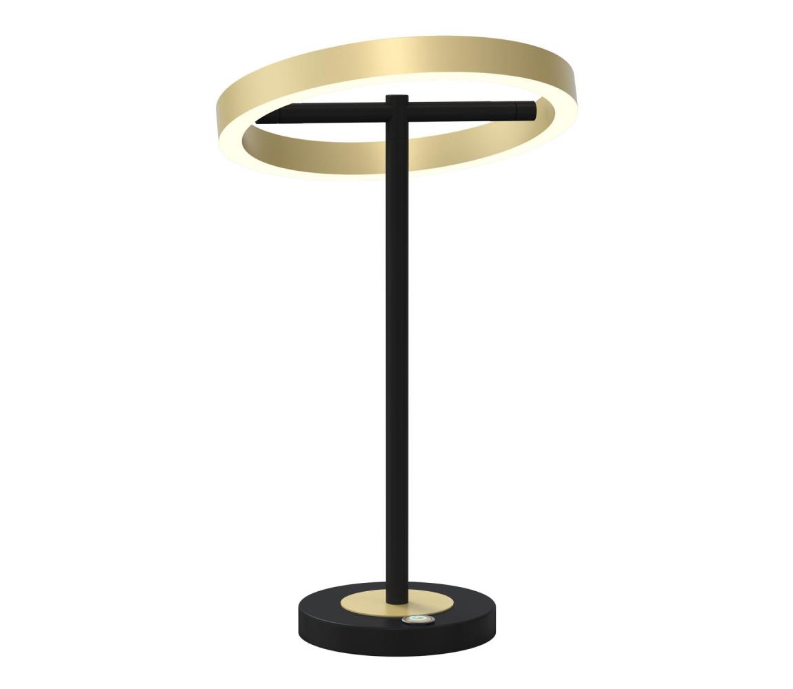 Wofi 8016-104 - LED Dotyková stmievateľná lampa BREST LED/10,5W/230V čierna/zlatá 8016-104