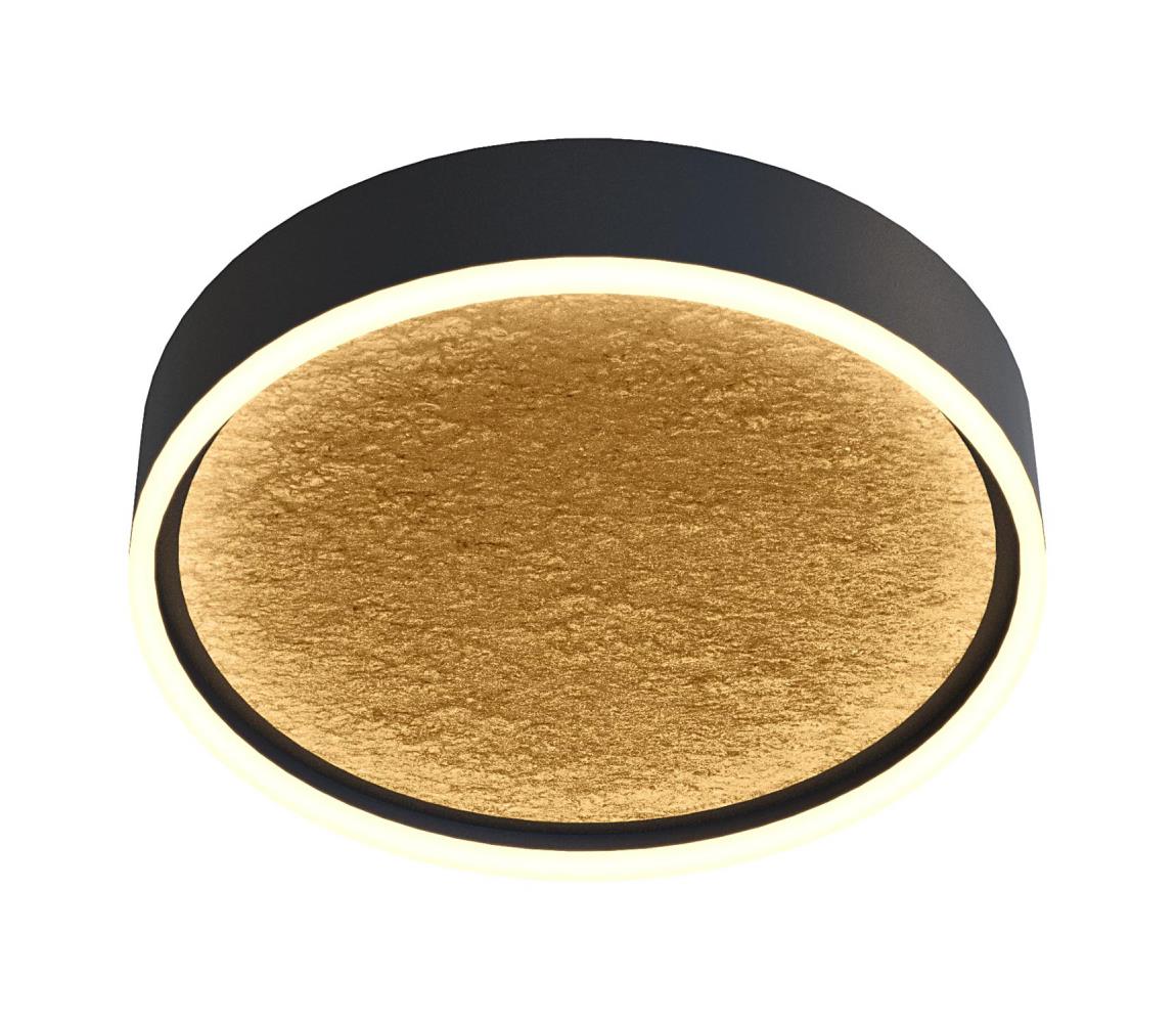 Wofi 9002-104M-LED Stmievateľné stropné svietidlo BORDEAUX LED/37W/230V čierna/zlatá 9002-104M