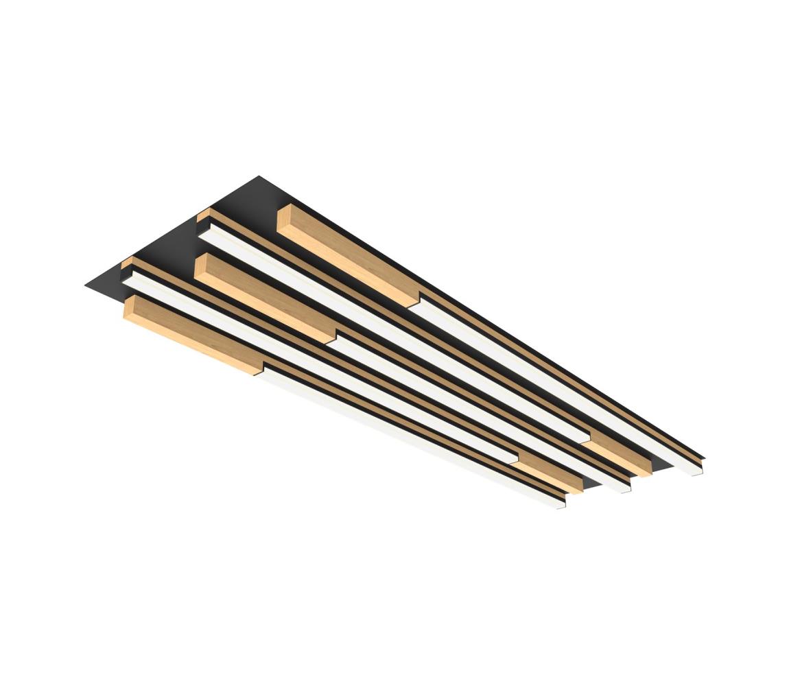 Wofi 9031-506L - LED Stmievateľné stropné svietidlo PALERMO LED/57W/230V drevo 9031-506L