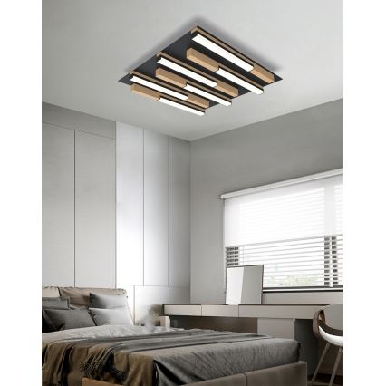 Wofi 9031-606 - LED Stmievateľné stropné svietidlo PALERMO LED/26W/230V kaučukovník