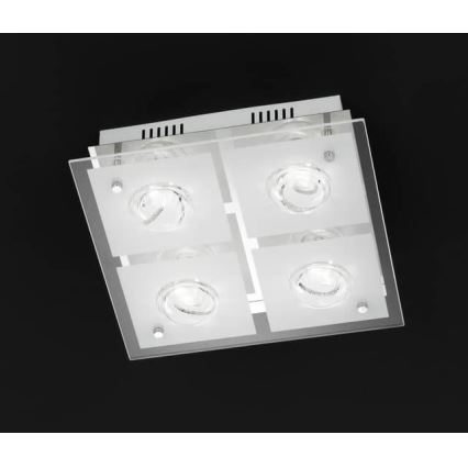 Wofi 9105.04.01.6300 - LED Stropné svietidlo TYRA 4xLED/4W/230V