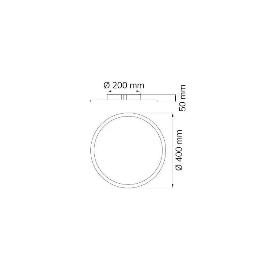 Wofi 9457.01.70.9400 - LED Stmievateľné stropné svietidlo LINOX LED/20W/230V 3000-6000 + diaľkové ovládanie
