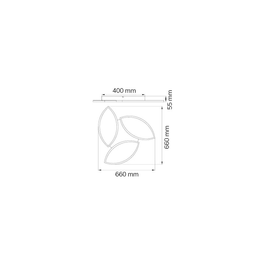 Wofi 9486.03.70.8680 - LED RGBW Stmievateľné stropné svietidlo KIRK LED/22W/230V Wi-Fi + diaľkové ovládanie