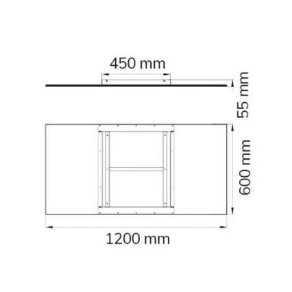 Wofi 9693.01.70.5200 - LED Stmievateľné stropné svietidlo LIV LED/44W/230V 2800-5500K + diaľkové ovládanie