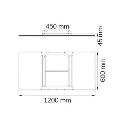 Wofi 9693.01.70.6200 - LED Stmievateľné stropné svietidlo LIV LED/44W/230V 2800-5500K + diaľkové ovládanie