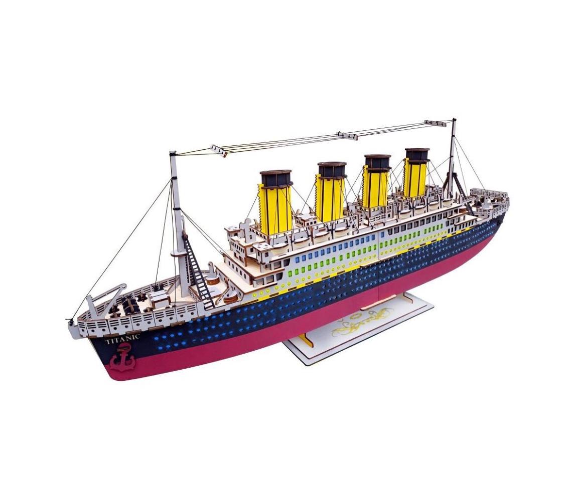 Woodcraft - Drevené 3D puzzle Titanic XA-G033