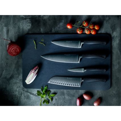 Wüsthof - Kuchynský nôž santoku PERFORMER 17 cm čierna