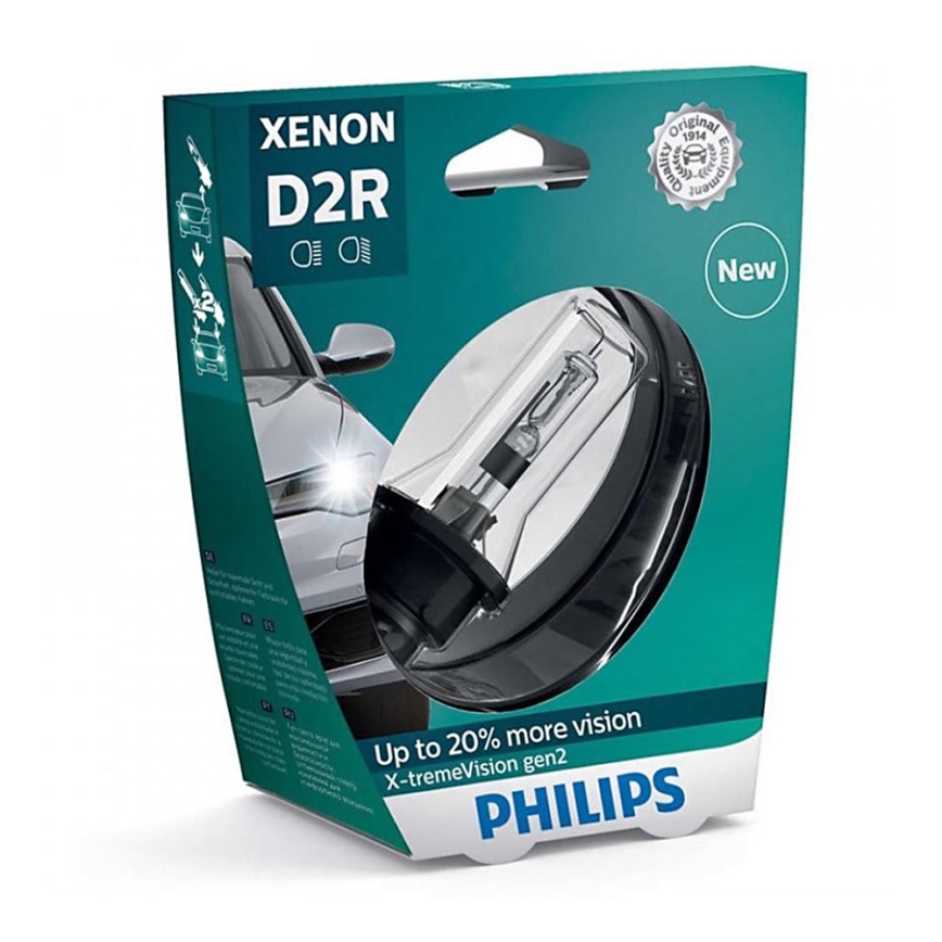 Xenónová autožiarovka Philips X-TREMEVISION D2R P32d-3/35W/85V 4800K