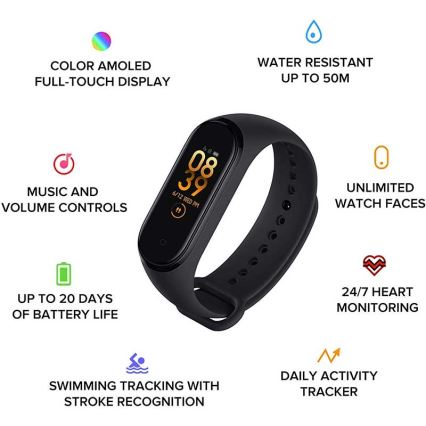 Xiaomi - Fitness náramok Mi Band 6 Bluetooth 5 ATM