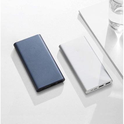 Xiaomi Mi PowerBank 3 Fast Charge 10000mAh strieborná