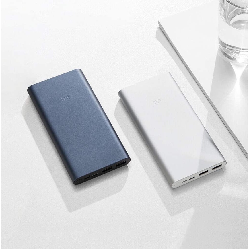 Xiaomi Mi PowerBank 3 Fast Charge 10000mAh strieborná