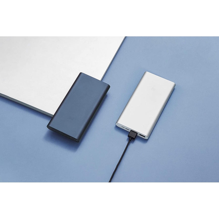 Xiaomi Mi PowerBank 3 Fast Charge 10000mAh strieborná