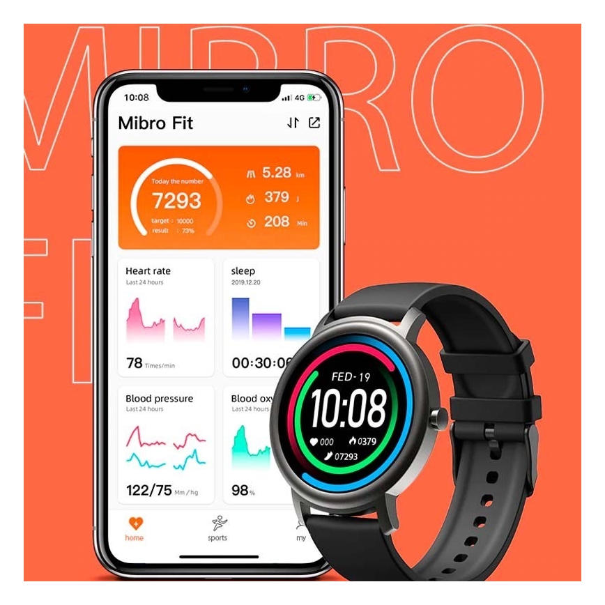Xiaomi Mibro Bluetooth Smart Air Watch IP68 Black