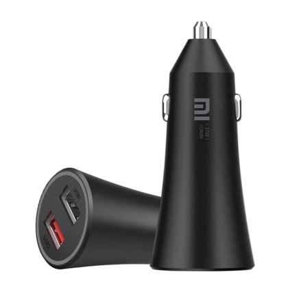 Xiaomi - Nabíjačka do auta QUICK 2xUSB 37W/12-24V čierna