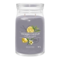Yankee Candle - Vonná sviečka BLACK TEA & LEMON veľká 567g 60-90 hod.