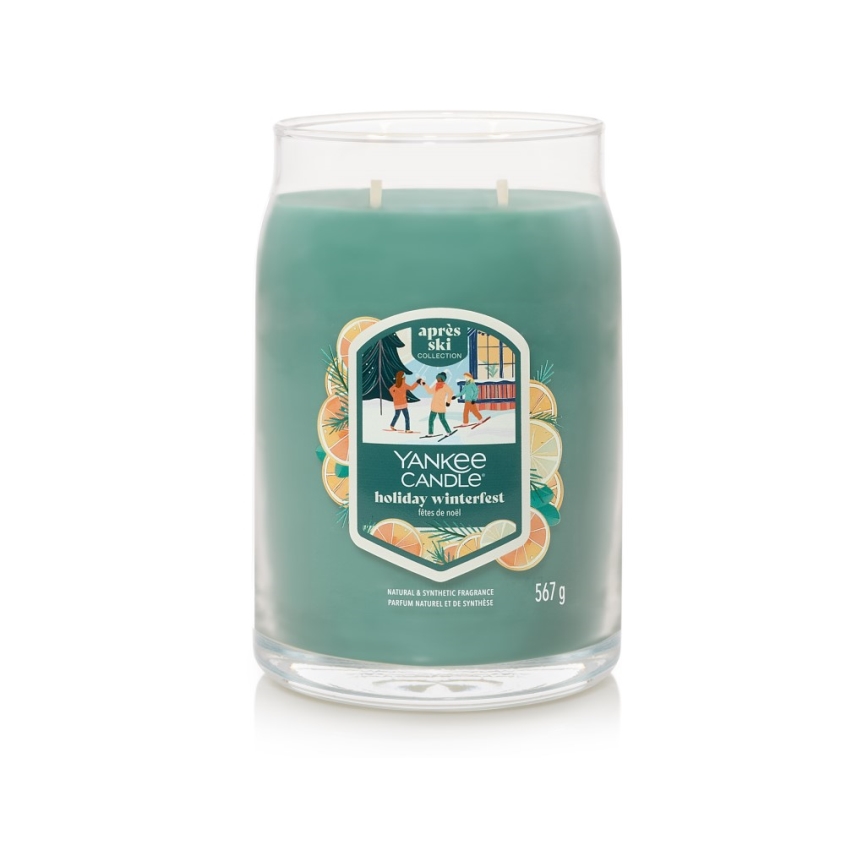 Yankee Candle - Vonná sviečka HOLIDAY WINTERFEST veľká 567g 60-90 hod.