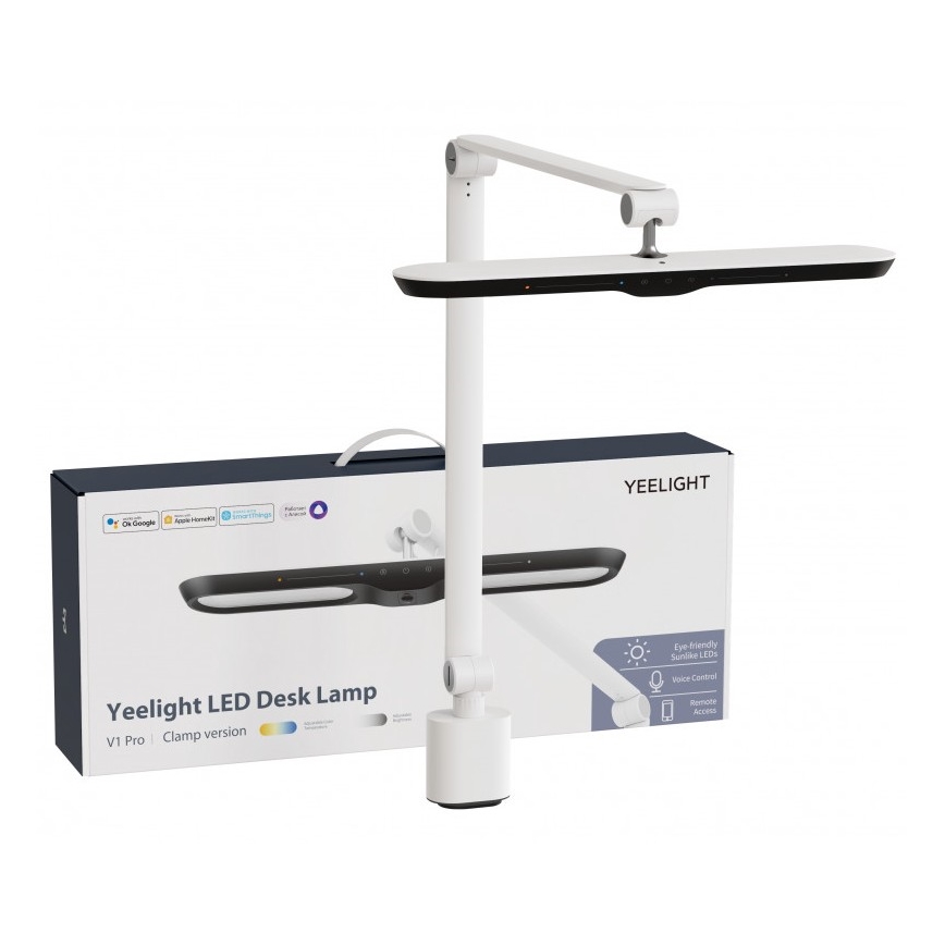 Yeelight - LED Stmievateľná stolná lampa s klipom a senzorom LED/12W/230V Wi-Fi Ra90