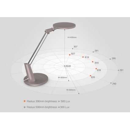 Yeelight - LED Stmievateľná stolná lampa SERENE LED/15W/230V Wi-Fi Ra95