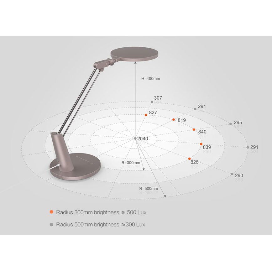 Yeelight - LED Stmievateľná stolná lampa SERENE LED/15W/230V Wi-Fi Ra95