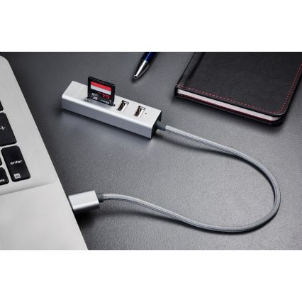 Yenkee - USB Rozbočovač 2.0 a čítačka kariet