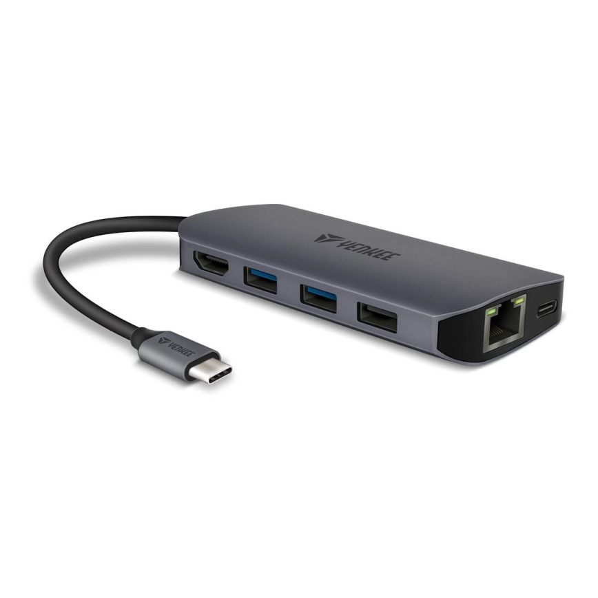 Yenkee - Viacportový adaptér 8v1 USB typu C