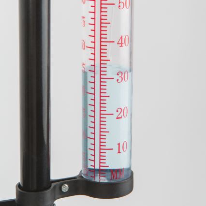 Záhradná meteorologická stanica 3v1 145 cm čierna
