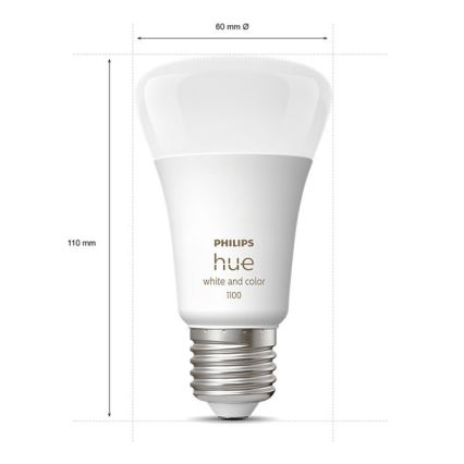 Základná sada Philips Hue WHITE AND COLOR AMBIANCE 3xE27/9W/230V 2000-6500K + zariadenie k prepojeniu