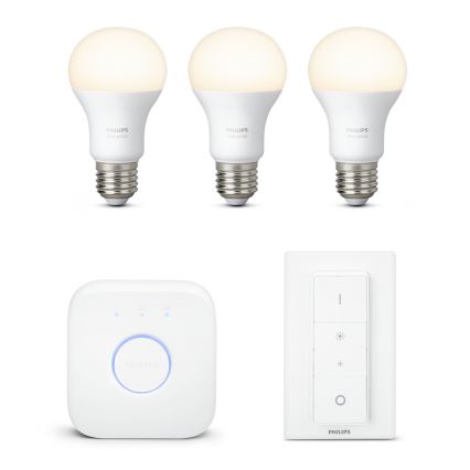 Základná sada Philips Hue WHITE 3xE27/9W/230V