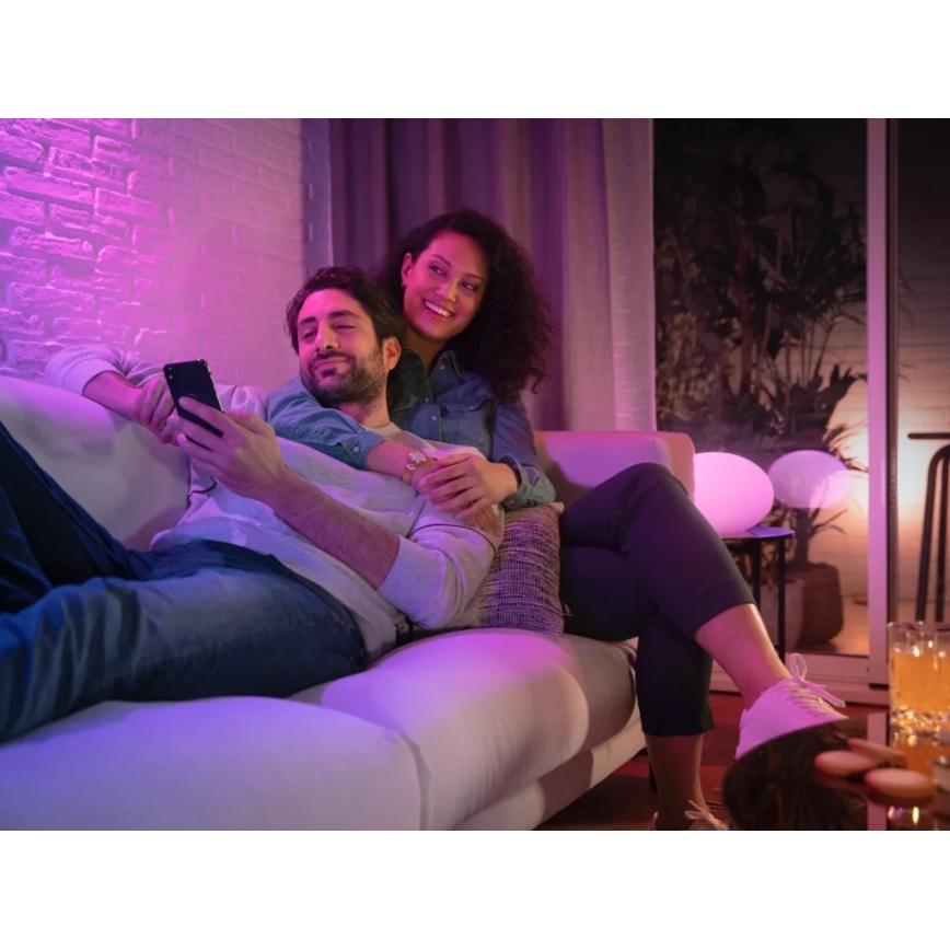 Štartovacia sada Philips Hue WHITE AND COLOR AMBIANCE 3xGU10/4,2W/230V 2200-6500K + Hue bridge