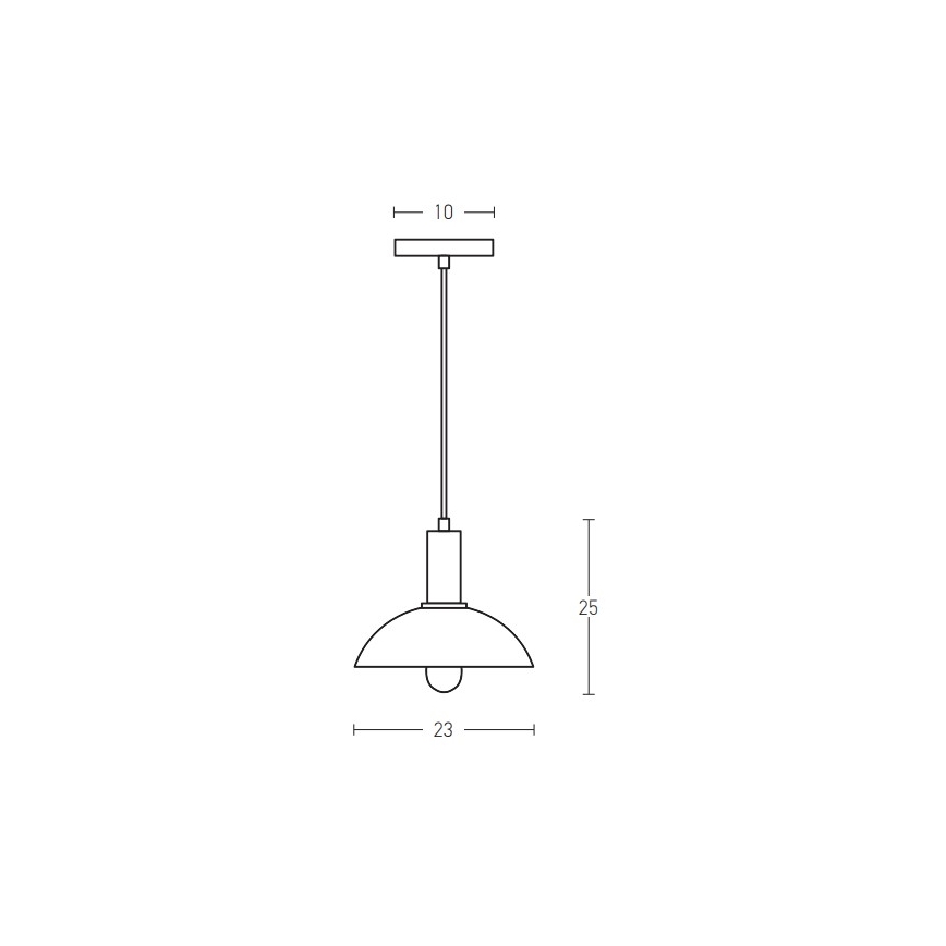 Zambelis 180052 - Luster na lanku 1xE27/40W/230V čierna