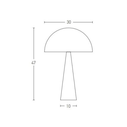 Zambelis 20211 - Stolná lampa 1xE27/25W/230V zlatá