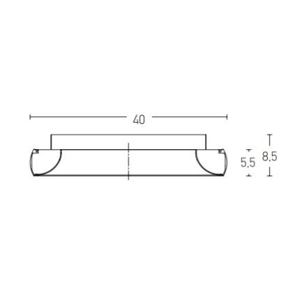 Zambelis 2042 - LED Stmievateľné stropné svietidlo LED/30W/230V pr. 40 cm zlatá