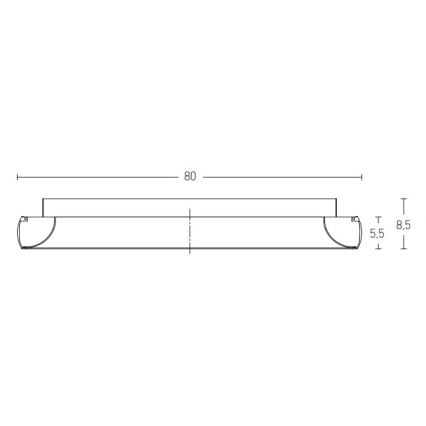 Zambelis 2056 - LED Stmievateľné stropné svietidlo LED/60W/230V pr. 80 cm čierna