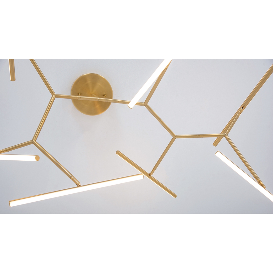 Zambelis 2073 - LED Stmievateľný luster na tyči LED/68W/230V zlatá